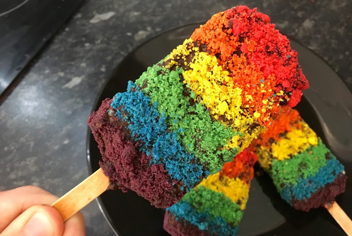 DIY Rainbow Gaytime